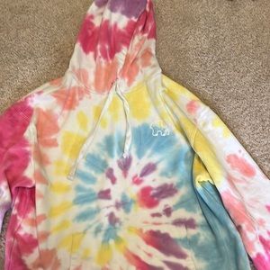 tie die shelly cove hoodie